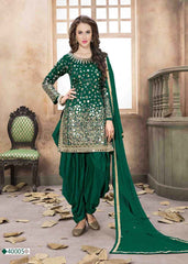 Green Color Punjabi Suit