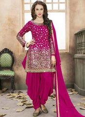 Pink Color Punjabi Suit
