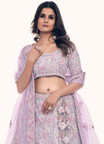 Adorable Soft Net Wedding Lehenga with Dori and Sequins Work