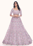 Adorable Soft Net Wedding Lehenga with Dori and Sequins Work