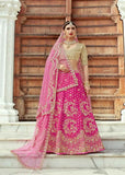 Pink Silk Wedding Wear Lehenga