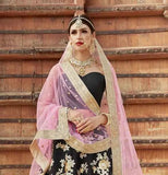 Black Silk Lehenga Online