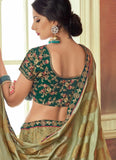 dark green bridal lehenga