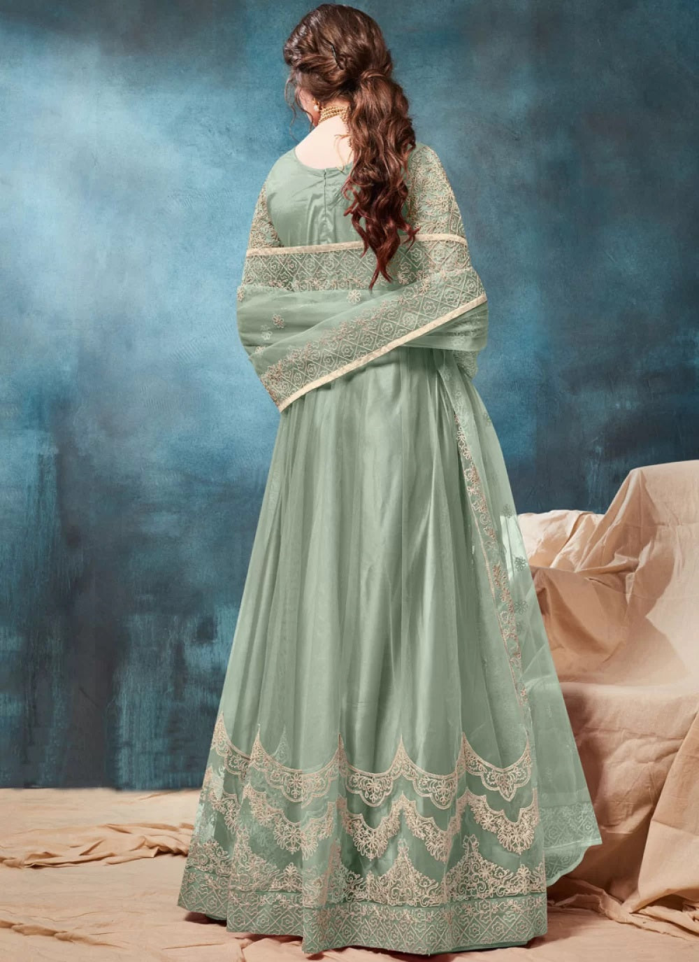 Mint Green Anarkali Dress For Wedding Gunj Fashion Mint Green Anarkali Dress For Wedding Gunj Fashion