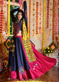 navy blue chaniya choli for garba