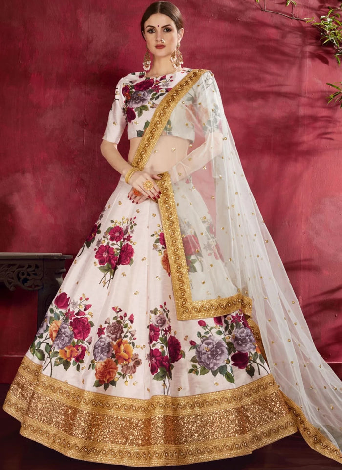 Print Lehenga