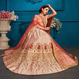 Peach Bridal Lehenga Online