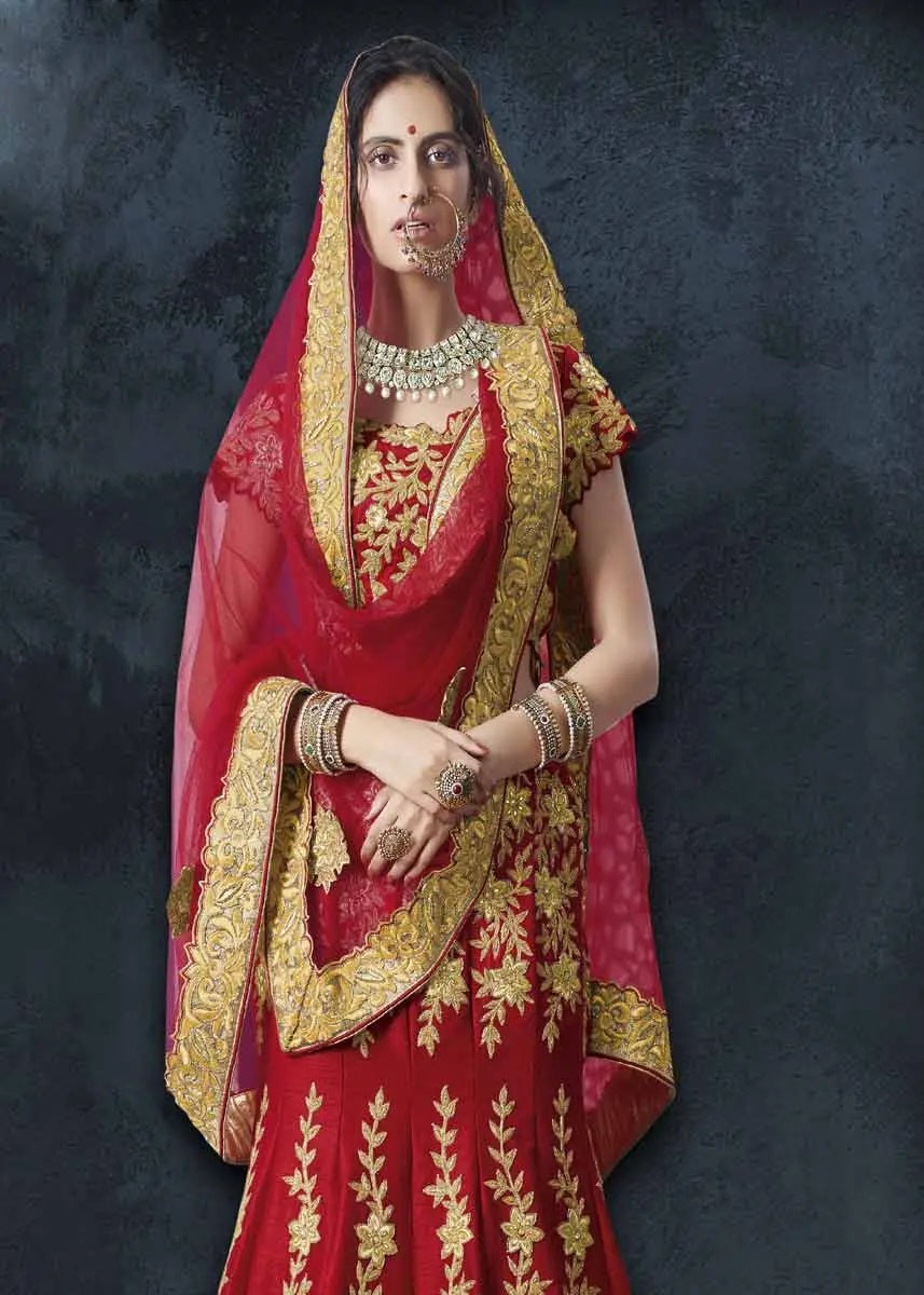 Bridal Lehenga In Red