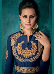 Blue Gown For Wedding