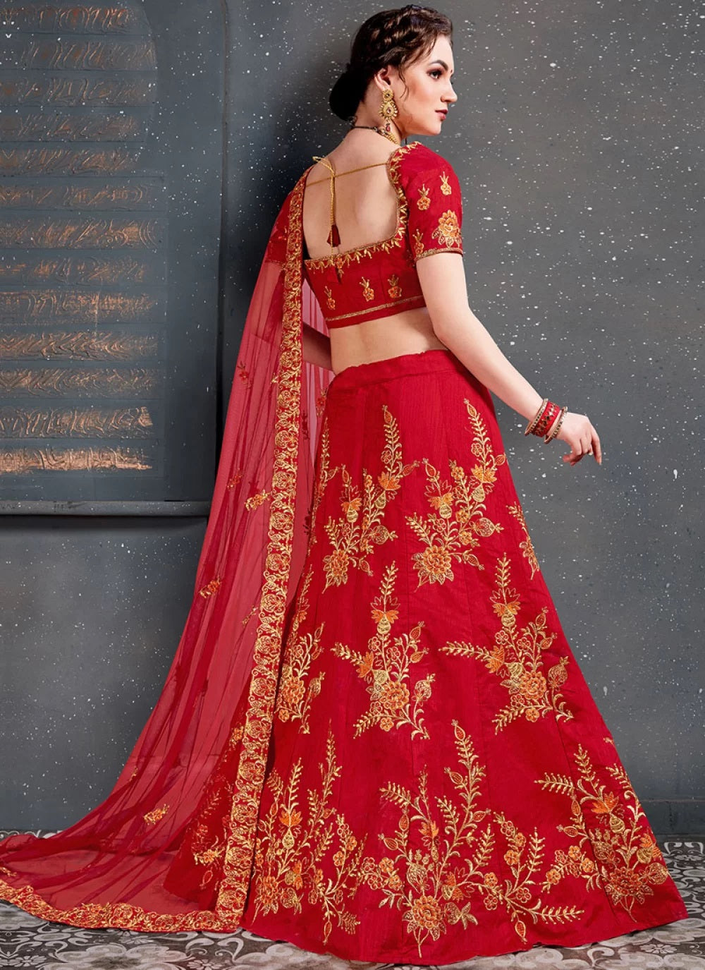 Bridal Lehenga In Red