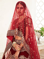 Wedding Red Bridal Lehenga