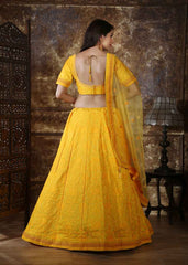 Yellow indian sale wedding dress